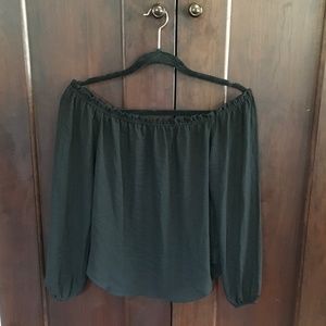 Black Off Shoulder Top